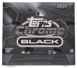 2023 BASEBALL -  TOPPS CHROME BLACK - HOBBY BOX (P4/B1/C12)