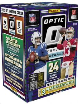 2023 FOOTBALL -  PANINI DONRUSS OPTIC - BLASTER (BLUE SCOPE PARALLELES)