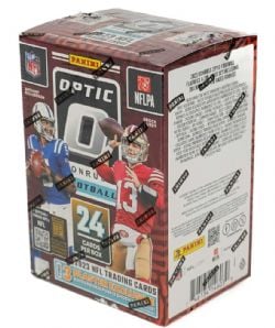 2023 FOOTBALL -  PANINI DONRUSS OPTIC - BLASTER (PURPLE SHOCK PARALLELES)