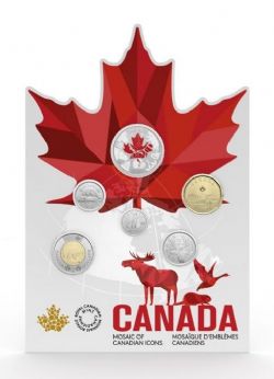 2023 MOSAIC OF CANADIAN ICONS (6-COIN SET) -  2023 CANADIAN COINS