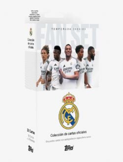 2024-25 SOCCER -  TOPPS FAN SET - REAL MADRID -  HANGER BOX