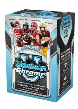 2025 FOOTBALL -  TOPPS CHROME BOWMAN UNIVERSITY - BLASTER