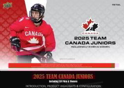 2025 HOCKEY -  UPPER DECK TEAM CANADA JUNIORS - BLASTER