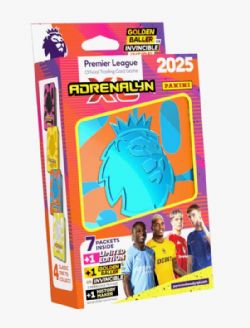 2025 SOCCER -  PANINI ADRENALYN XL PREMIER LEAGUE – MEGA TIN BLUE/ORANGE