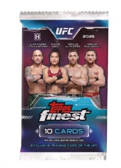 2025 UFC -  TOPPS FINEST - HOBBY BOX (P10/B6)