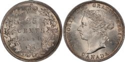 25-CENT -  1891 25-CENT -  1891 CANADIAN COINS