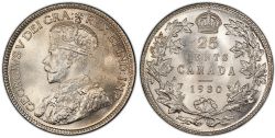 25-CENT -  1930 25-CENT -  1930 CANADIAN COINS