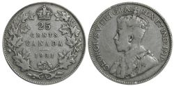 25-CENT -  1931 25-CENT -  1931 CANADIAN COINS