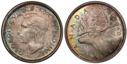 25-CENT -  1940 25-CENT -  1940 CANADIAN COINS