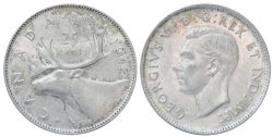 25-CENT -  1942 25-CENT -  1942 CANADIAN COINS