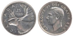 25-CENT -  1950 25-CENT -  1950 CANADIAN COINS