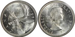 25-CENT -  1957 25-CENT -  1957 CANADIAN COINS
