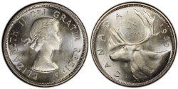 25-CENT -  1959 25-CENT -  1959 CANADIAN COINS