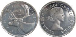 25-CENT -  1960 25-CENT -  1960 CANADIAN COINS