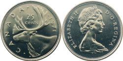 25-CENT -  1971 25-CENT -  1971 CANADIAN COINS