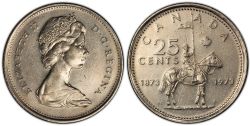 25-CENT -  1973 25-CENT LARGE BUST -  1973 CANADIAN COINS