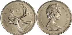 25-CENT -  1975 25-CENT -  1975 CANADIAN COINS