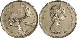 25-CENT -  1976 25-CENT -  1976 CANADIAN COINS
