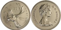 25-CENT -  1981 25-CENT -  1981 CANADIAN COINS