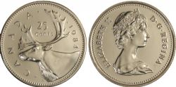 25-CENT -  1984 25-CENT -  1984 CANADIAN COINS
