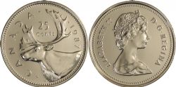 25-CENT -  1987 25-CENT -  1987 CANADIAN COINS
