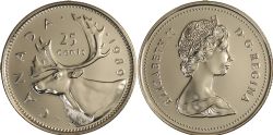 25-CENT -  1989 25-CENT -  1989 CANADIAN COINS