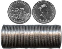 25-CENT -  1992 25-CENT ORIGINAL ROLL - ALBERTA -  1992 CANADIAN COINS 06