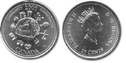 25-CENT -  2000 25-CENT - COMMUNITY -  2000 CANADIAN COINS