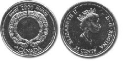 25-CENT -  2000 25-CENT - FAMILY -  2000 CANADIAN COINS 08