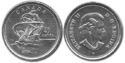 25-CENT -  2004 25-CENT - FIRST SETTLEMENT -  2004 CANADIAN COINS