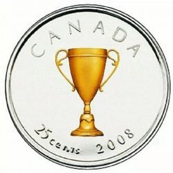 25-CENT -  2008 CONGRATULATIONS 25-CENT (PL) -  2008 CANADIAN COINS