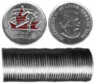 25-CENT -  2009 25-CENT - COLORED CINDY KLASSEN - 40 COINS PACK (BU) -  2009 CANADIAN COINS 15