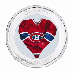 25-CENT -  2009 25-CENT - MONTREAL CANADIENS (PL) -  2009 CANADIAN COINS