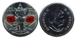 25-CENT -  2010 25-CENT - POPPY -  2010 CANADIAN COINS