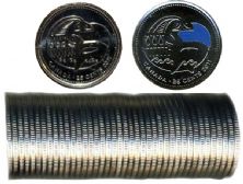 25-CENT -  2011 25-CENT ORIGINAL ROLL - ORCA WHALE -  2011 CANADIAN COINS