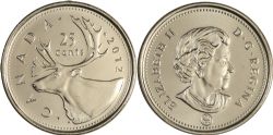 25-CENT -  2012 25-CENT - CARIBOU 
