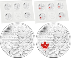 25-CENT -  2013 25-CENT - CHARLES-MICHEL DE SALABERRY - SET OF TEN COINS -  2013 CANADIAN COINS