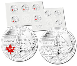 25-CENT -  2013 25-CENT - LAURA SECORD - SET OF TEN COINS -  2013 CANADIAN COINS