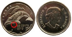 25-CENT -  2013 25-CENT - LIFE IN THE NORTH (BELUGAS BRILLIANT FINISH) VARIETY BU -  2013 CANADIAN COINS