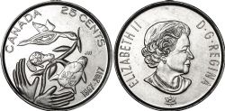 25-CENT -  2017 25-CENT - CANADA 150 -  2017 CANADIAN COINS