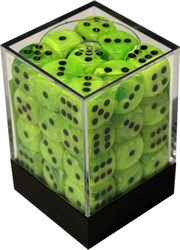 36D6 SET -  36D6, BRIGHT GREEN WITH BLACK -  VORTEX