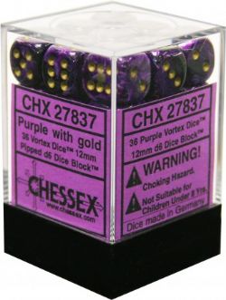 36D6 SET -  36D6, PURPLE/GOLD -  VORTEX CHX