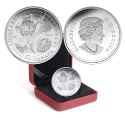 400TH ANNIVERSARY OF SAMUEL DE CHAMPLAIN IN HURONIA -  2015 CANADIAN COINS