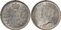 5-CENT -  1889 5-CENT -  1889 CANADIAN COINS