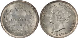 5-CENT -  1893 5-CENT -  1893 CANADIAN COINS