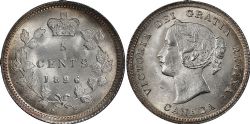 5-CENT -  1896 5-CENT -  1896 CANADIAN COINS