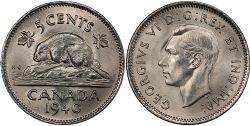 5-CENT -  1940 5-CENT -  1940 CANADIAN COINS
