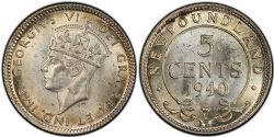 5-CENT -  1940 C 5-CENT (VF) -  1940 NEWFOUNFLAND COINS