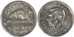 5-CENT -  1950 5-CENT -  1950 CANADIAN COINS