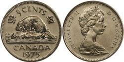 5-CENT -  1975 5-CENT -  1975 CANADIAN COINS